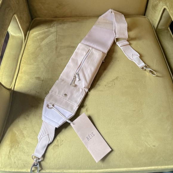 BEIS Handbags - NWT BÉIS The Survival Strap in Beige - Limited Edition
